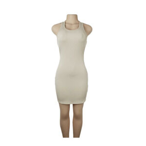 Shein women's cream mini dress size M